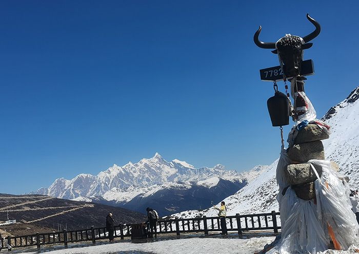 色季拉山口南望南迦巴瓦峰